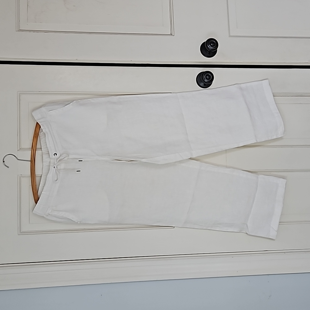 L.L.Bean Favorite Fit 100% linen pants